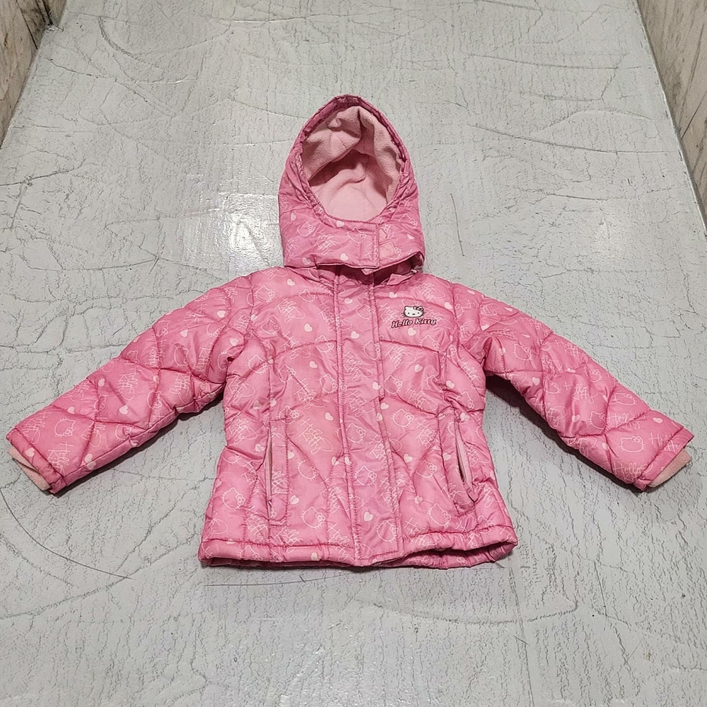 Sanrio Girls Hello Kitty Puffy Puffer Jacket